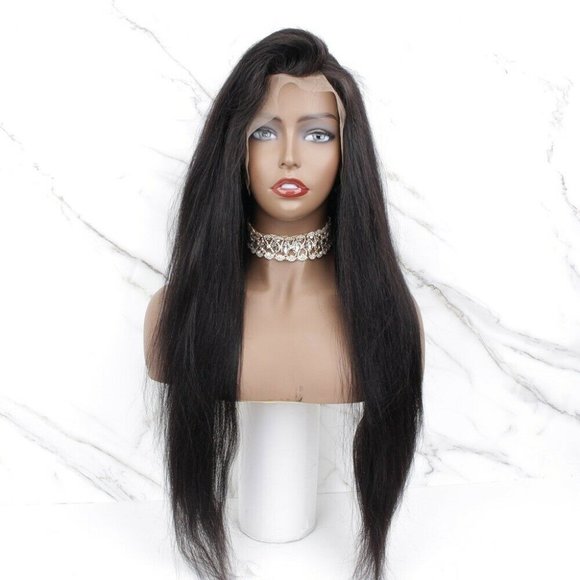 www.goldyhair.ca Other - 100% Human Hair Lace Front YAKI, Straight 24" inch